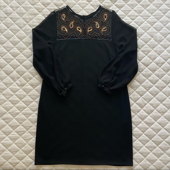 Debenhams Dresses & Skirts - Debenhams Collection, Black Embellished Midi Dress